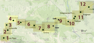 Route 66 key map